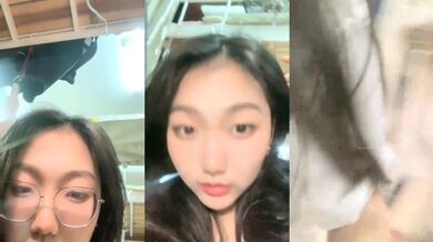 【小野猫】青春靓丽19岁，G奶学妹~女生宿舍偷播~天然巨乳~沐浴掰穴柔逼，阴毛浓密水汪汪 (1)